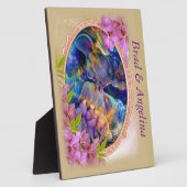 お祝二人だ。 フォトプラーク (側面)