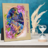 お祝二人だ。 フォトプラーク (側面)