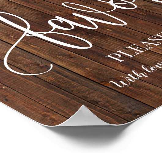 お祝儀 ウェスタン ブライダル ウェディング レセプション サイン (角)