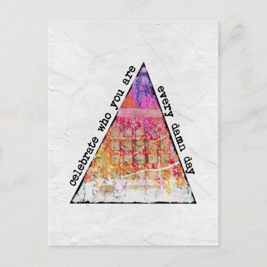 お祝客様ははがき ポストカード (正面)