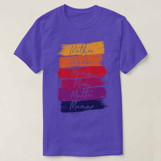 お祝母さんマママママママママママママママママムミュッター Tシャツ (デザイン正面)