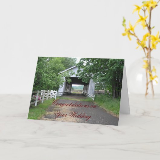 お祝結婚い カード (黄色い花)