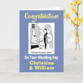 お祝結婚い カード (黄色い花)