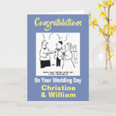 お祝結婚い カード (黄色い花)