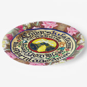 お祝結婚い ペーパープレート (アングル)