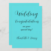 お祝結婚い 招待状 (正面/裏面)