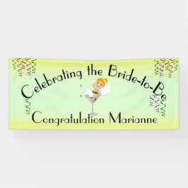 お祝花嫁がシャワー/パーティー 横断幕