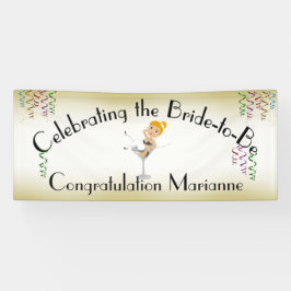 お祝花嫁がシャワー/パーティー 横断幕