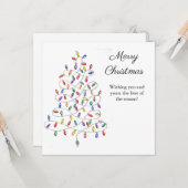 お祭りのイルミネーション カード (正面/裏面インサイチュ)