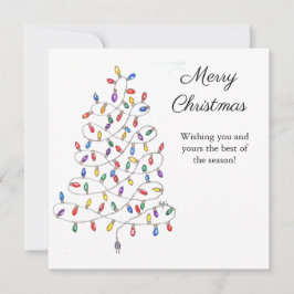 お祭りのイルミネーション カード