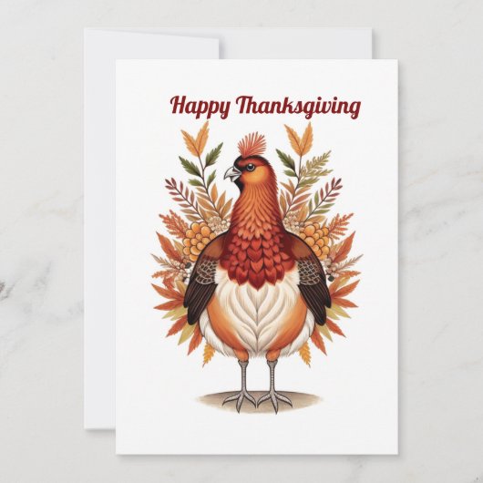 お祭りのターキー シーズンカード (正面)