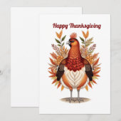 お祭りのターキー シーズンカード (正面/裏面)