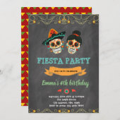 お祭りの誕生日の招待日 招待状 (正面/裏面)