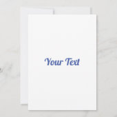 お祭りの風船 招待状 (裏面)