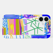 お祭りアブストラクト iPhoneケース (裏面横)