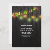 お祭りイルミネーション フィエスタ カップルシャワーパーティー 招待状 (正面)