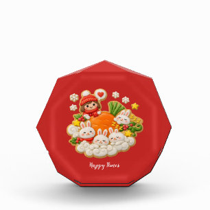 お祭りウサギ フォトブロック