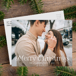 お祭りエレガンス メリークリスマス 写真 シーズンポストカード