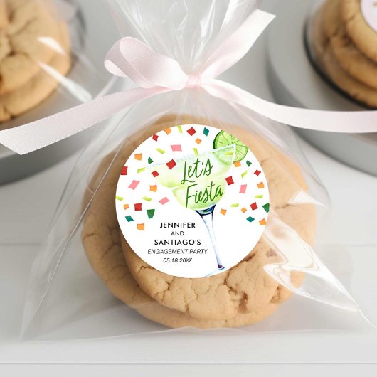 お祭りエンゲージメントパーティーの景品 ラウンドシール