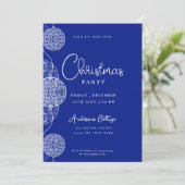 お祭りキュートブルークリスマスパーティー 招待状 (スタンド正面)
