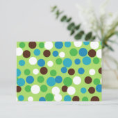 お祭りグリーンドット招待状 招待状 (スタンド正面)