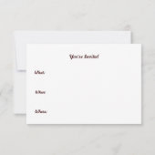 お祭りグリーンドット招待状 招待状 (裏面)