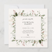 お祭りグリーンフレームパーティー 招待状 (正面)