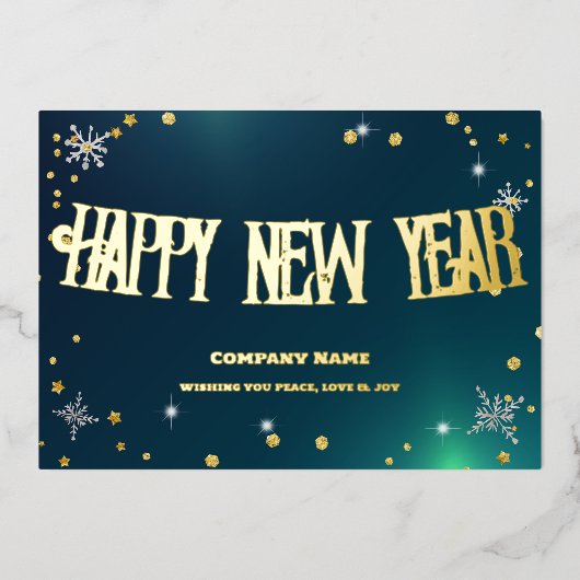 お祭りグリーン2024 会社 赤いリボン 箔シーズンカード (正面)