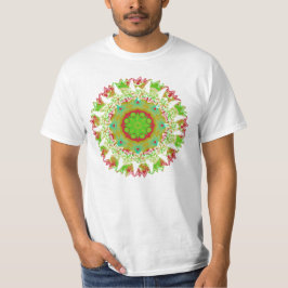 お祭りサークルモチーフ ホリデーシーズン Tシャツ