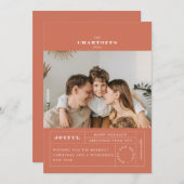 お祭りタグ フラット ホリデー カード (正面/裏面)