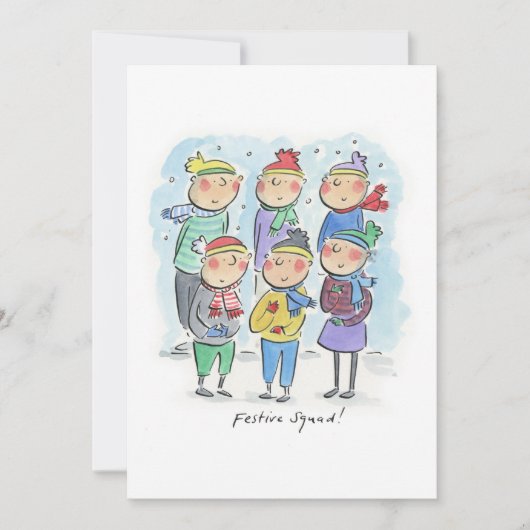 お祭りチーム 招待状 (正面)