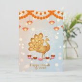 お祭りディワリの祝い 招待状 (スタンド正面)