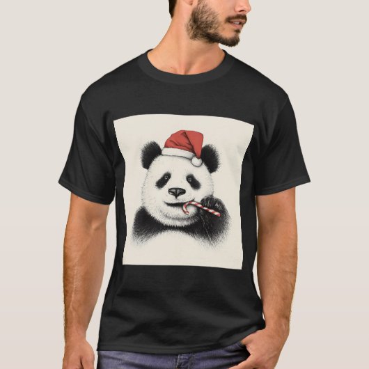 お祭りパンダ Tシャツ (正面)