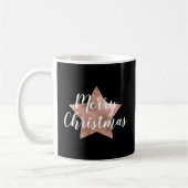 お祭りブラックスターメリークリスマス コーヒーマグカップ (左)