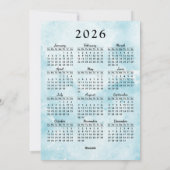 お祭りブルーとレッドペンギン　メリークリスマス シーズンカード (裏面)