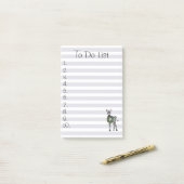 お祭りホリデーゼブライラスト, ホリデーゼブラ ポストイット (デスク上)