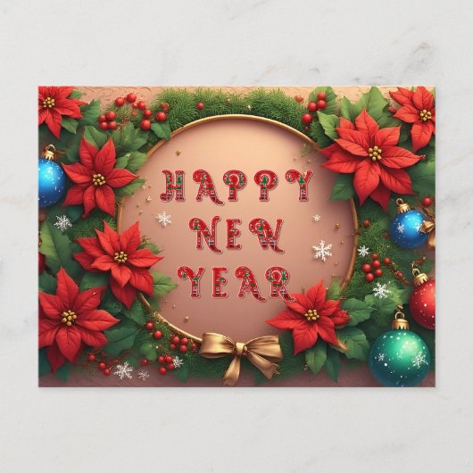 お祭りホリデーフレーム シーズンポストカード (正面)