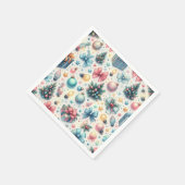 お祭りホリデー紙皿 スタンダードカクテルナプキン (角)