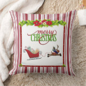 お祭りホリデー・スロー・ピロー クッション (ブランケット)