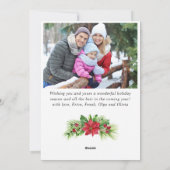 お祭りホリーデイ　ベリー　クリスマス　グリーティングカード2　写真付き シーズンカード (裏面)