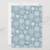 お祭りホリーデコレーションのクリスマスグリーティング シーズンカード (裏面)