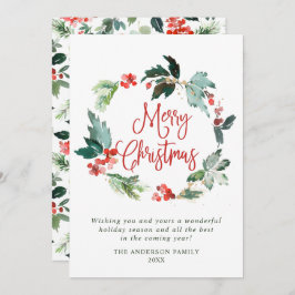 お祭りホリーデコレーション クリスマスグリーティング シーズンカード