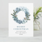 お祭りホリーデコレーション クリスマスグリーティング シーズンカード (スタンド正面)