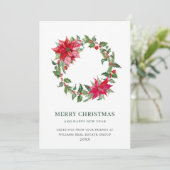 お祭りホリーデコレーション ポインセチア クリスマス オフィス (スタンド正面)