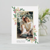 お祭りホーリーとベルリーズ 縦写真 箔シーズンカード (立ち正面)