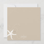 お祭りムードのビーチウェディング招待状 招待状 (裏面)