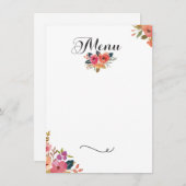 お祭りメニュー 招待状 (正面/裏面)