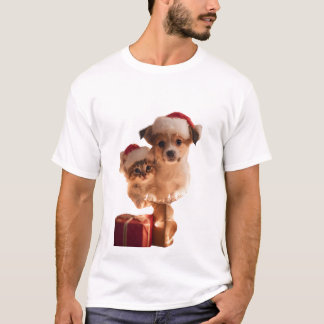 お祭り好きなふわふわ友達 Tシャツ