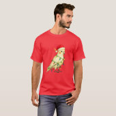 お祭り好きなオウム Tシャツ (正面フル)