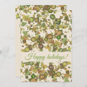 お祭り幾何学模様のポストカード シーズンカード (正面/裏面)